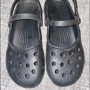 Mary Jane Crocs.